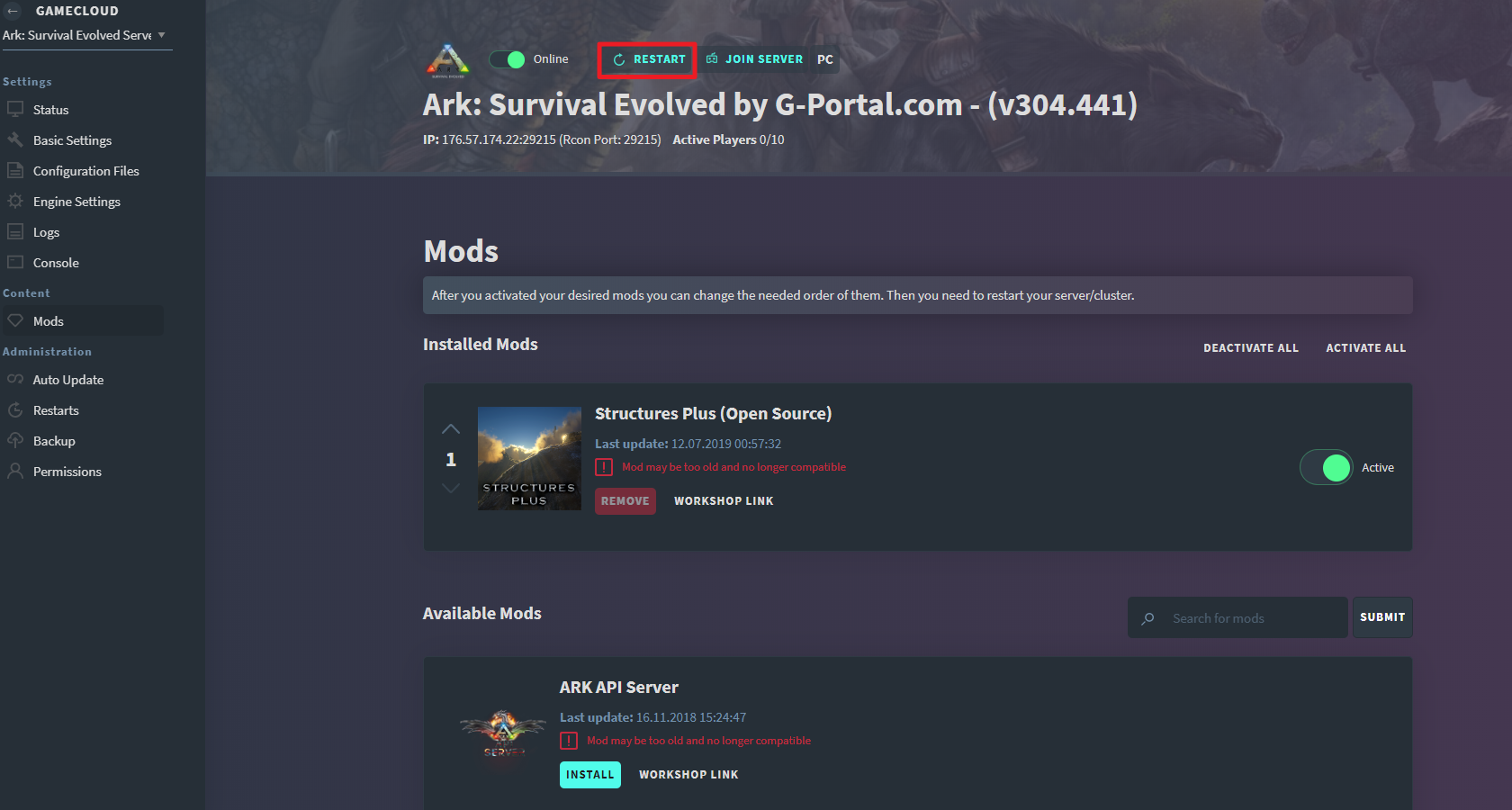ark survival wiki tab commands