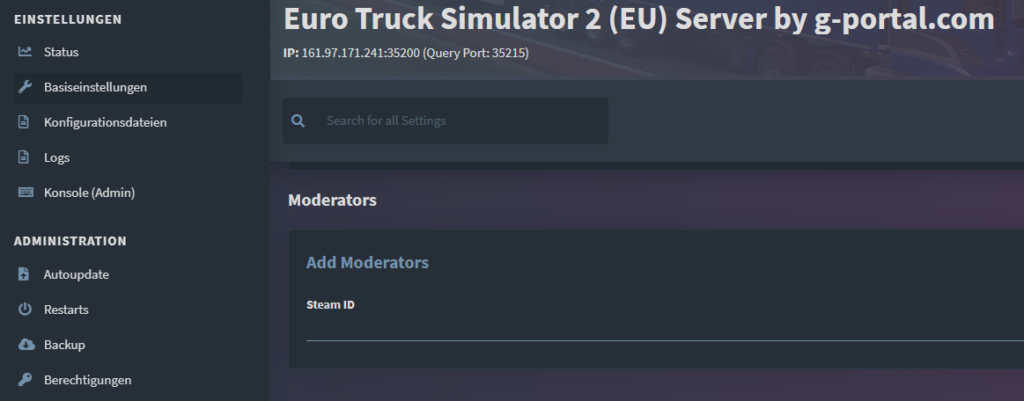 Euro Truck Simulator 2 Server mieten 